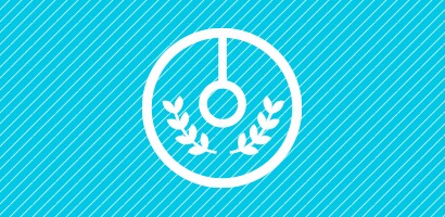 Valkoinen 3M Littmann Learning Institute -kuvake sinivihreällä taustalla.
